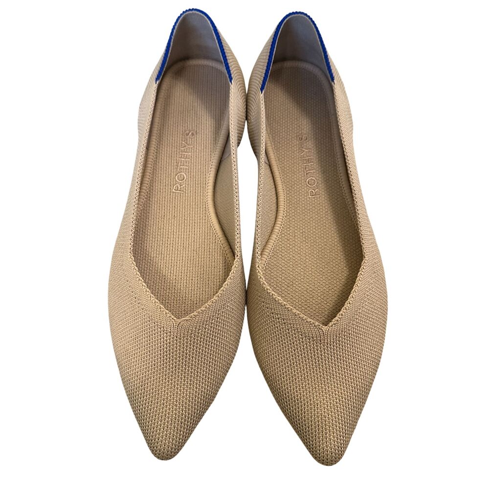 Rothys The Point Size 8 Beige Excellent Condition… - image 2